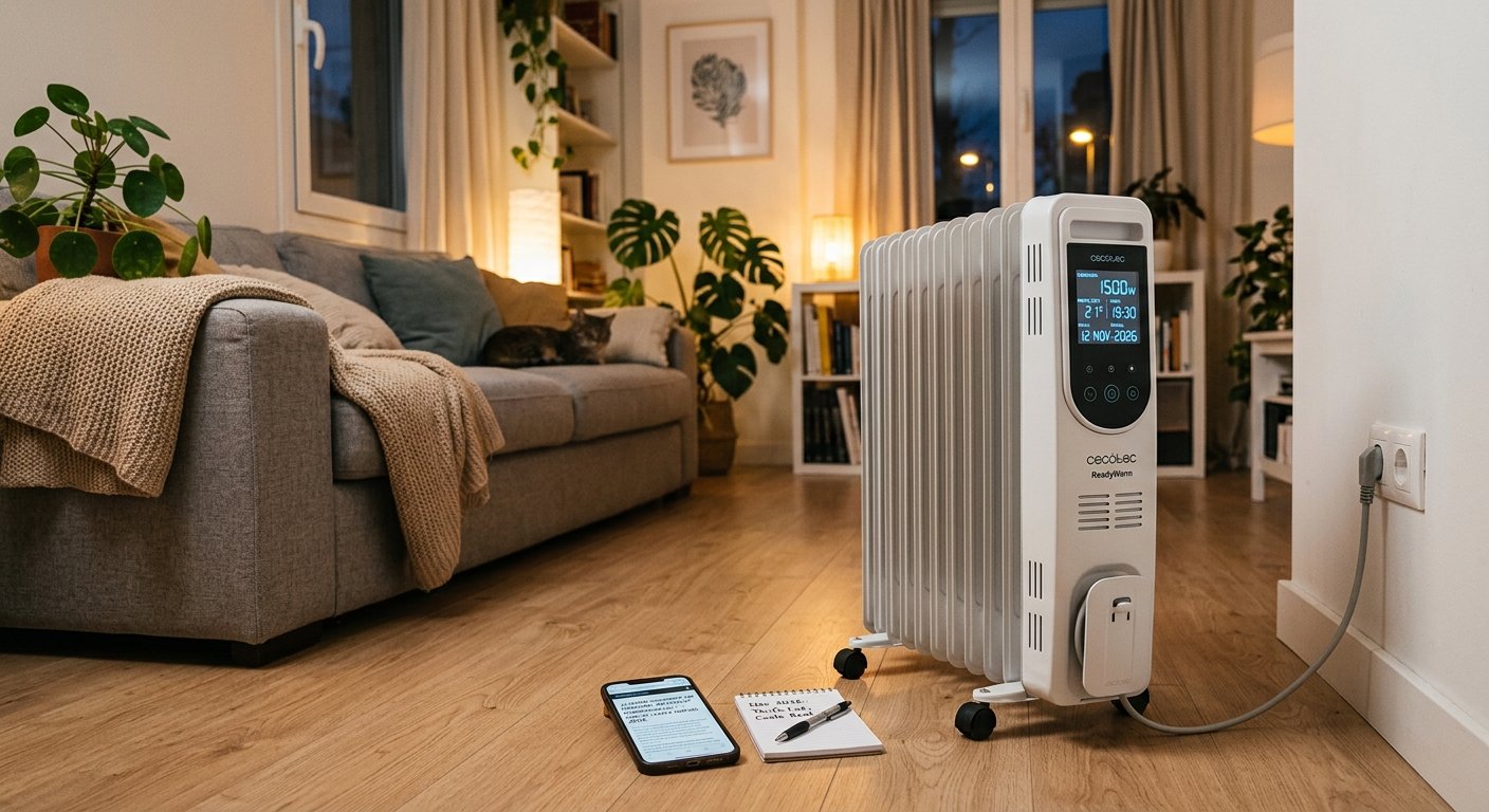 cuánto consume un radiador eléctrico